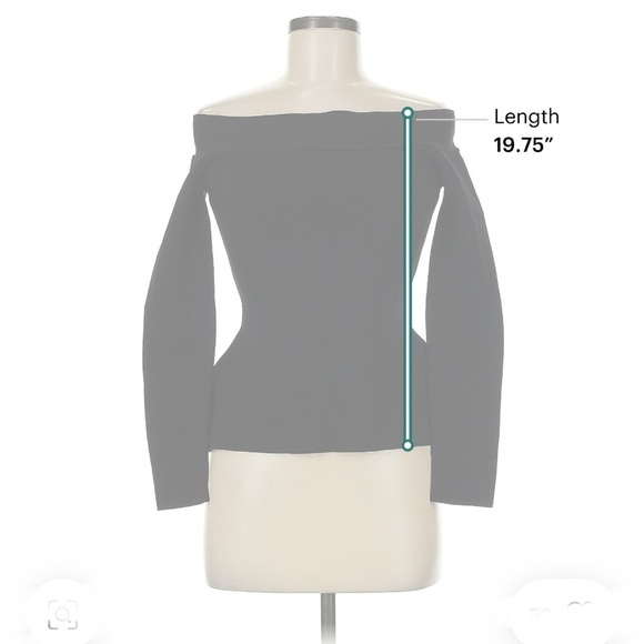 ROLAND MOURET Off Shoulder Top - Picture 4 of 6